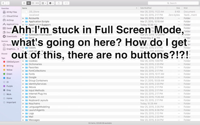 why is computer not going full screen for youtube mac air